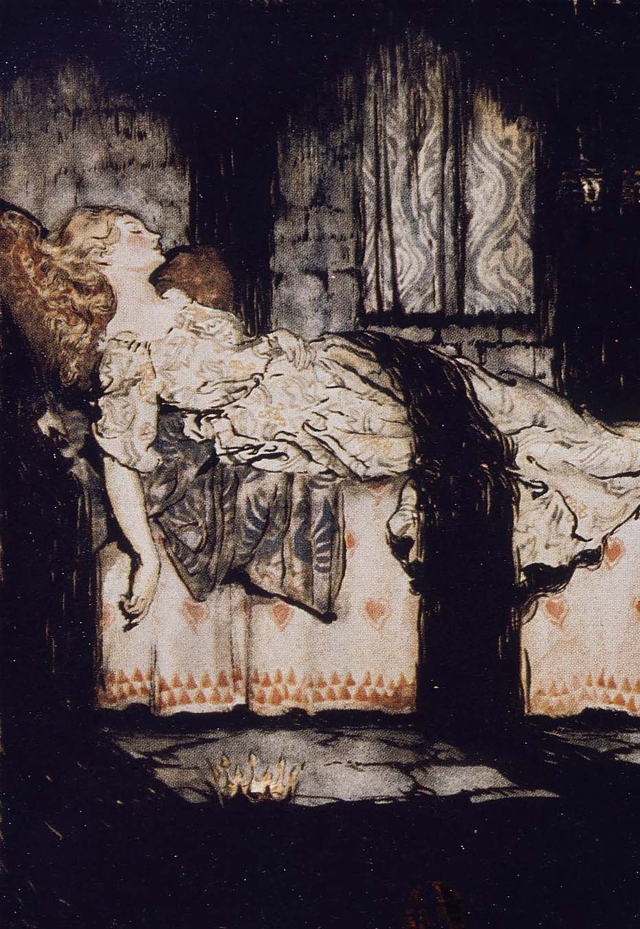 Primrose, <em>Sleeping Beauty</em>, Arthur Rackham (1921)