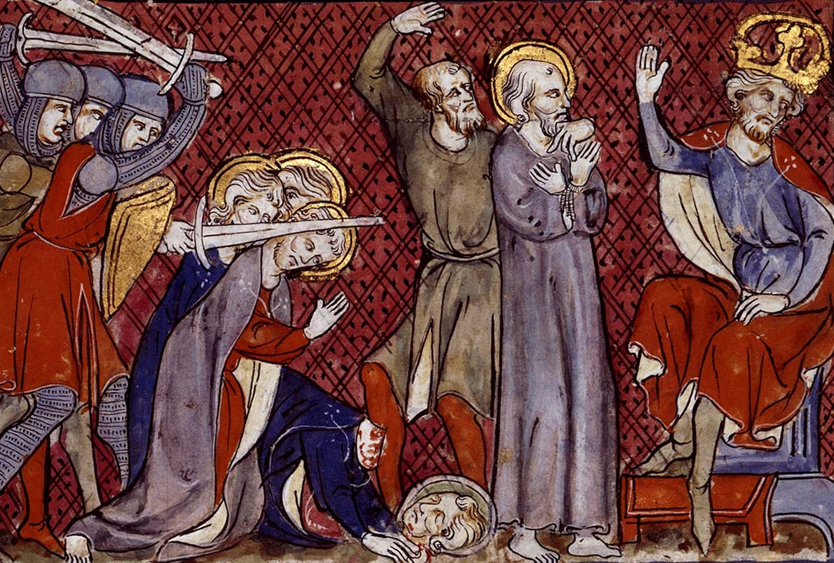 Condamnation de Saint Paul par Néron, Miroir historial dit du roi Jean le Bon (1333-1350)