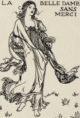 <i>La Belle Dame sans Merci</i>, poèmes de John Keats illustrés par Robert Anning Bell (1897)