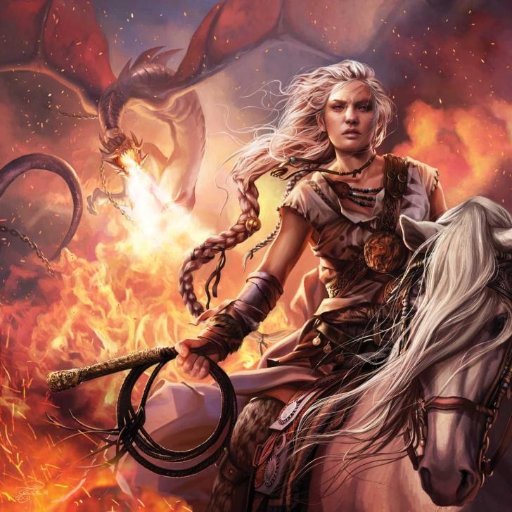 Daenerys Targaryen, <em>A Song of Ice and Fire Calendar</em>, illustration by Magali Villeneuve (2016)