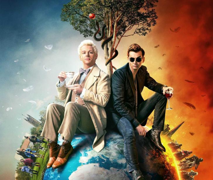 <i>Good Omens</i>, british television series directed by Douglas Mackinnon, after Terry Prachett and Nail Gaiman's work (2019)